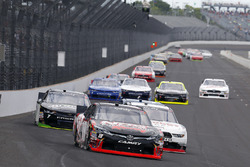 Kyle Busch, Joe Gibbs Racing Toyota, Joey Logano, Team Penske Ford