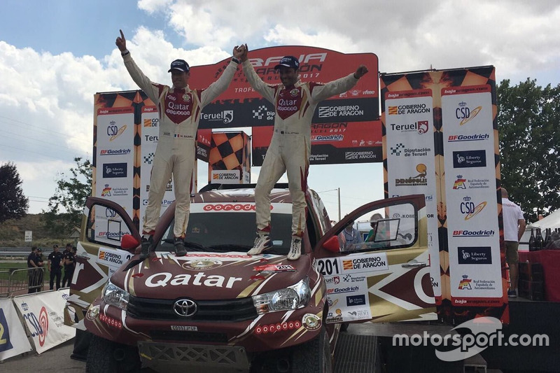 #201 Nasser Al Attiyah, Mathieu Baumel, Toyota Hilux