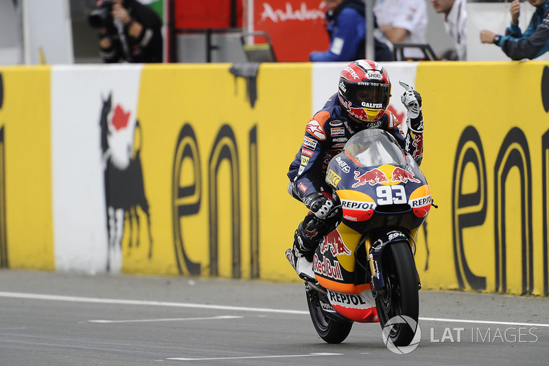 Marc Marquez takes the win