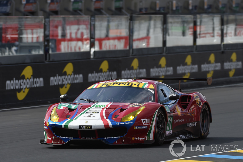 #51 AF Corse Ferrari 488 GTE: James Calado, Alessandro Pier Guidi, Lucas di Grassi