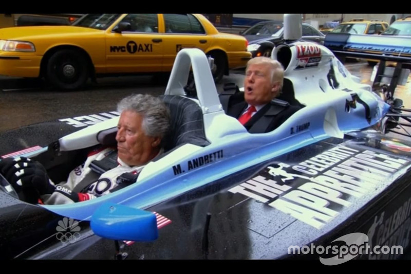 Donald Trump'ın Mario Andretti ile olan turları