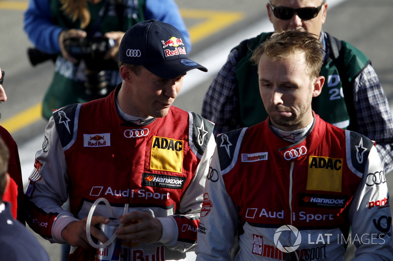 Mattias Ekström, Audi Sport Team Abt Sportsline, Audi A5 DTM and René Rast, Audi Sport Team Rosberg,