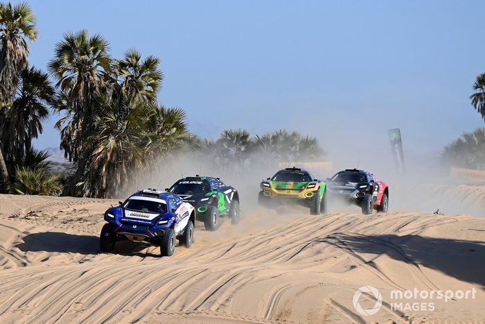 Catie Munnings, Timmy Hansen, Andretti Altawkilat Extreme E, Molly Taylor, Kevin Hansen, Veloce Racing, Cristina Gutierrez, Fraser McConnell, X44 Vida Carbon Racing, and Christine 'GZ' Giampaoli Zonca, Timo Scheider, Carl Cox Motorsport 