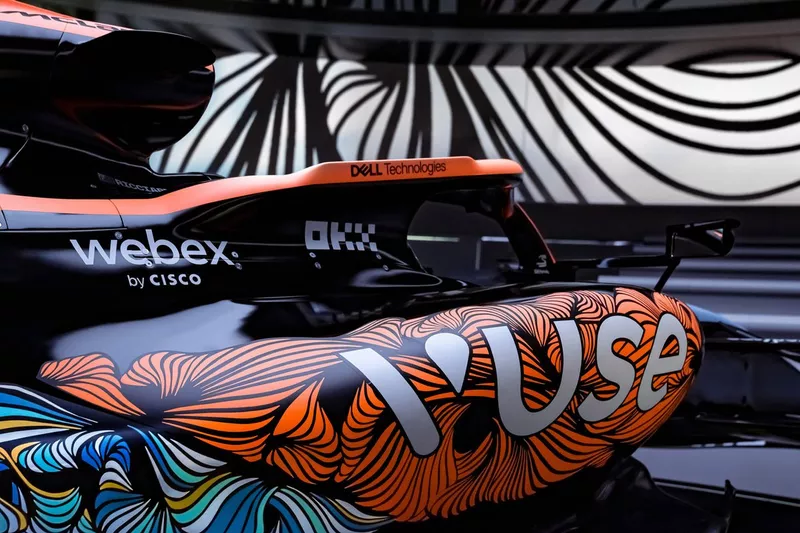 McLaren MCL36 livery detail