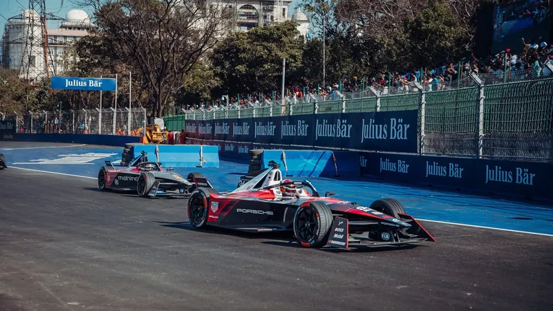 Pascal Wehrlein, Formula E works driver, Porsche 99X Electric Gen3, Hyderabad E-Prix, Hyderabad, India, 2023, Porsche AG

© 2023 Dr. Ing. h.c. F. Porsche AG