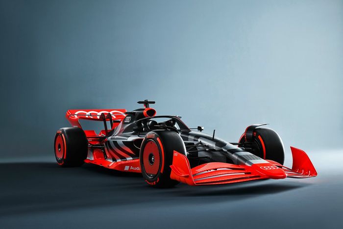 El concept de un coche de F1 que presentó Audi