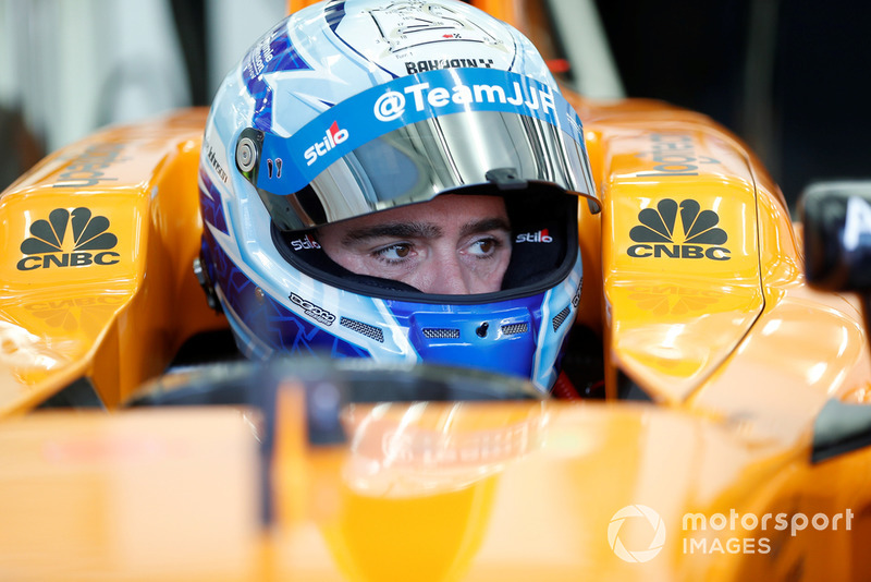 Jimmie Johnson dans la McLaren