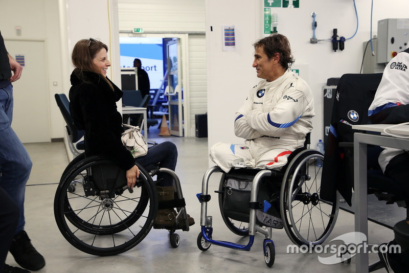 Nathalie McGloin, Commissione FIA per le Disabilità e l'Accessibilità, Alex Zanardi, BMW M8 GTE