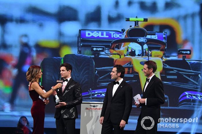 Lando Norris, McLaren gana el Premio al Mejor Piloto Británico del Año