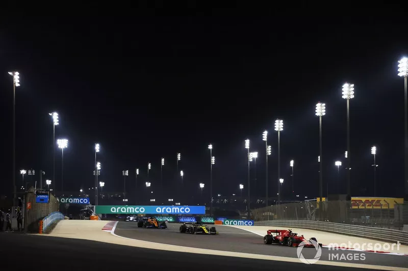 Charles Leclerc, Ferrari SF1000, Daniel Ricciardo, Renault F1 Team R.S.20, Carlos Sainz Jr., McLaren MCL35