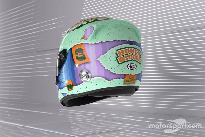 Casque de Daniel Ricciardo, McLaren