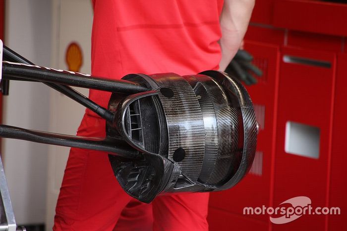 Detalle técnico de Ferrari 