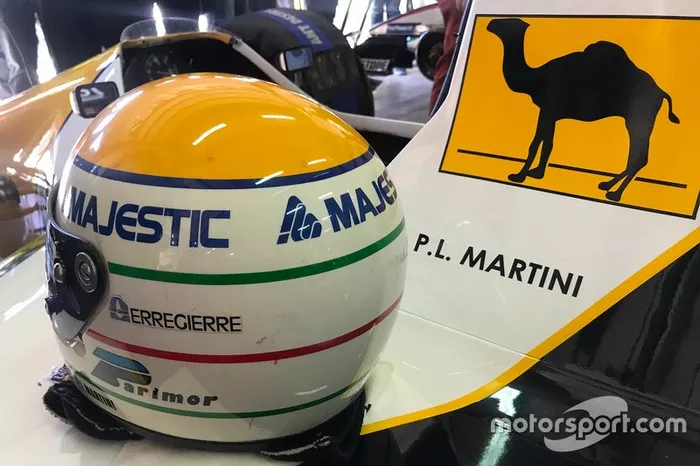 Le casque de Pier Luigi Martini
