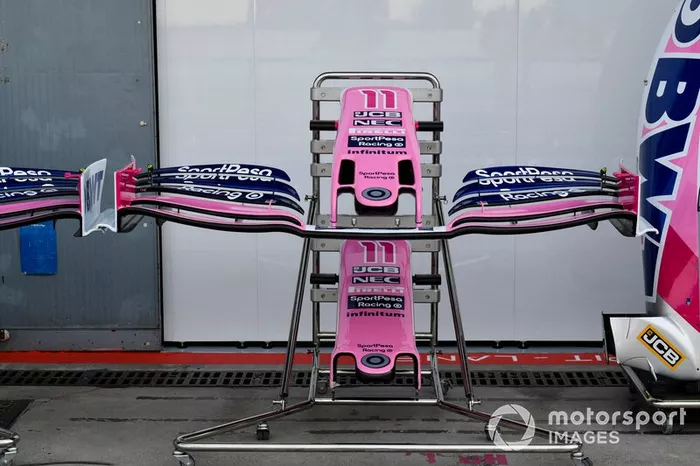 Alerón delantero del Racing Point RP19 