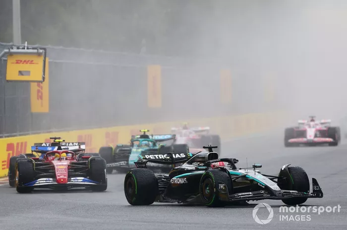 Lewis Hamilton, Ferrari, George Russell, Mercedes