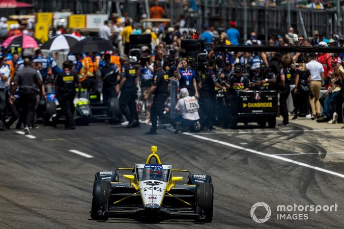 Colton Herta, Andretti Global con Curb-Agajanian Honda