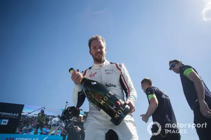 Ganador, Sam Bird, Envision Virgin Racing celebra