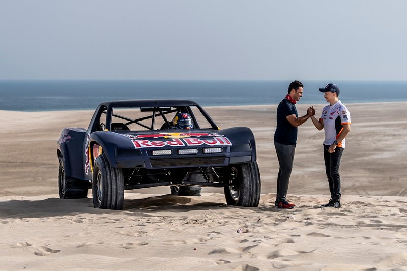 Nasser Al Attiyah und Jorge Lorenzo