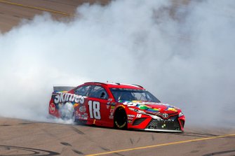 Race Winner, Kyle Busch, Joe Gibbs Racing, Toyota Camry SKITTLES