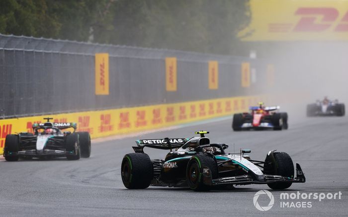 Lewis Hamilton, Ferrari, George Russell, Mercedes, Andrea Kimi Antonelli, Mercedes