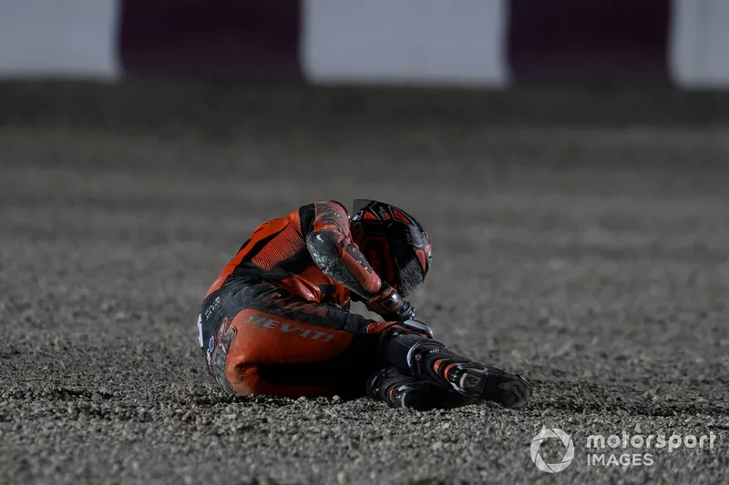 Caída de Danilo Petrucci, KTM Tech3 