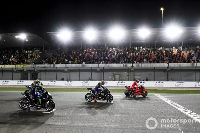 Francesco Bagnaia, Ducati Team, Fabio Quartararo, Yamaha Factory Racing, Maverick Vinales, Yamaha Factory Racing
