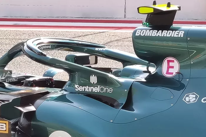 Detalle del Aston Martin AMR21