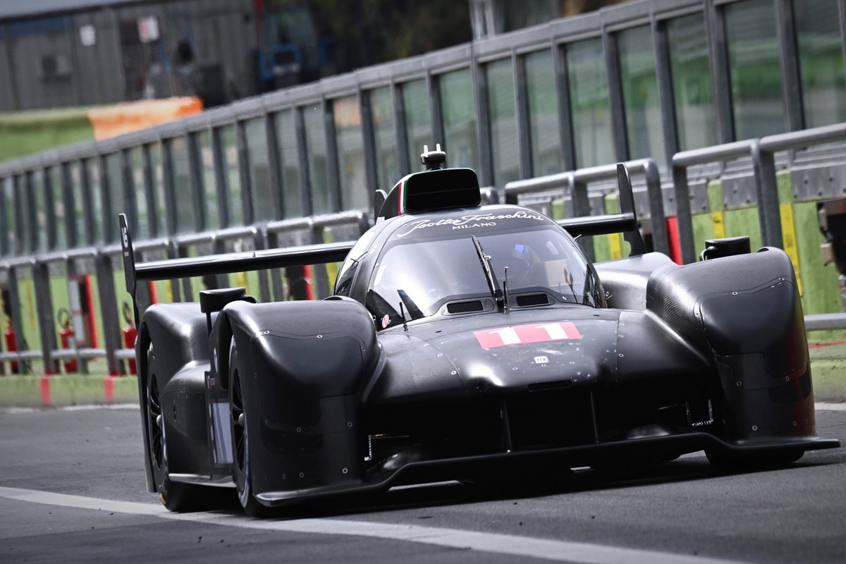 De Isotta Fraschini Type 6 Competizione in actie tijdens de test op Vallelunga.