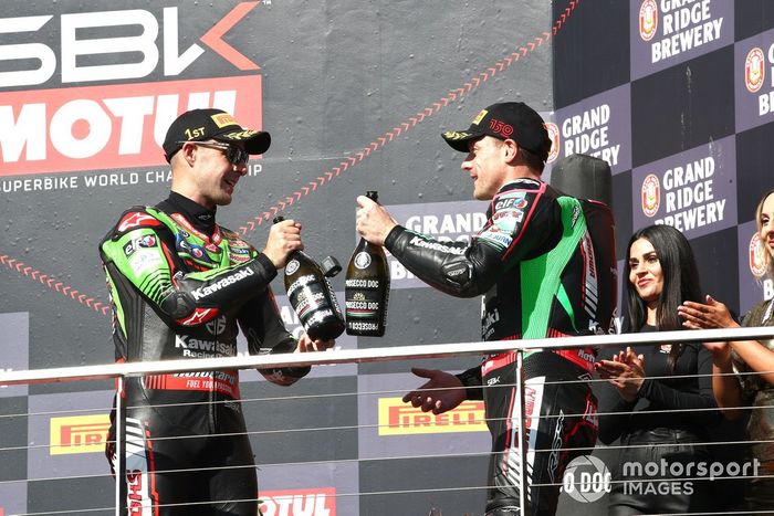 Jonathan Rea, Kawasaki Racing Team WSBK, Alex Lowes, Kawasaki Racing Team WSBK
