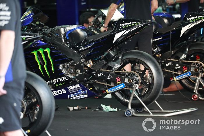 La moto de Maverick Vinales, Yamaha Factory Racing