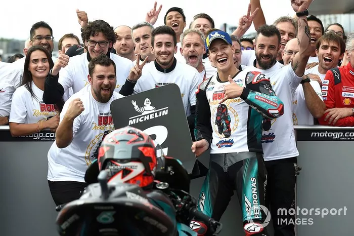 Segundo clasificado Fabio Quartararo, Petronas Yamaha SRT