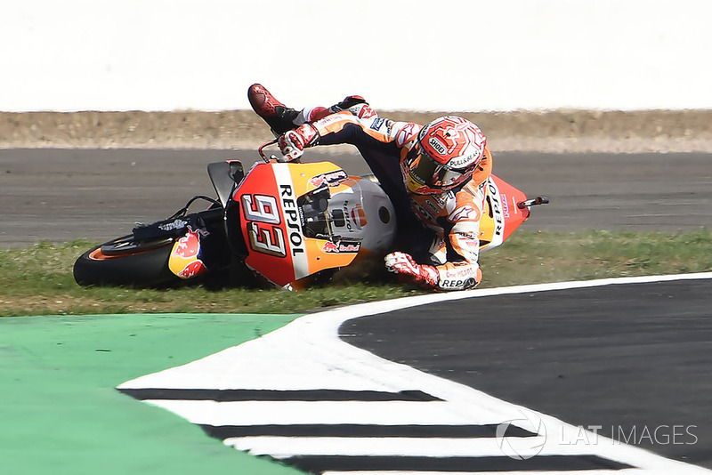 Kecelakaan lowside Marc Marquez, Repsol Honda Team