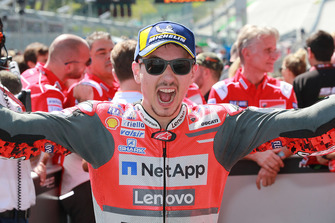 Le vainqueur Jorge Lorenzo, Ducati Team