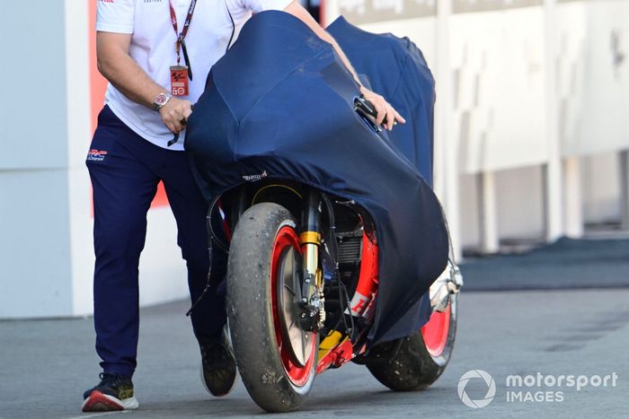 Marc Márquez, moto del Repsol Honda Team