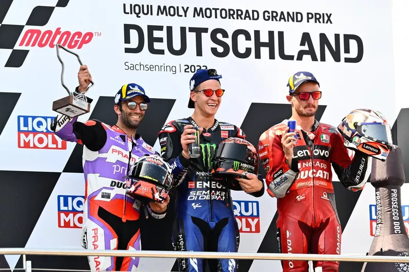 Fabio Quartararo, Johann Zarco et Jack Miller