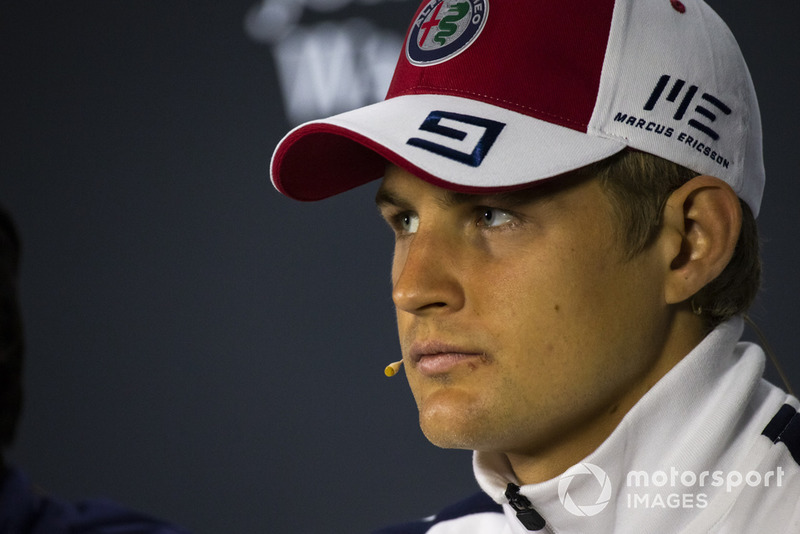 Marcus Ericsson, Sauber en conférence de presse