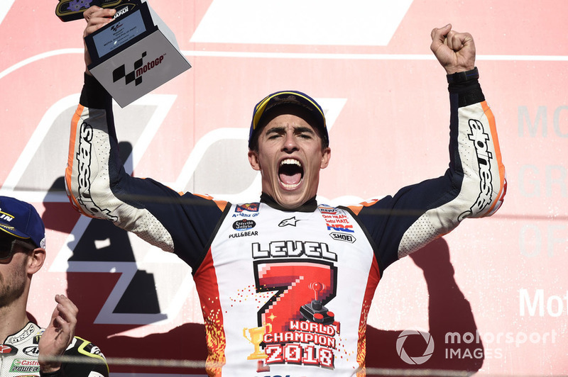 Podium: race winner Marc Marquez, Repsol Honda Team