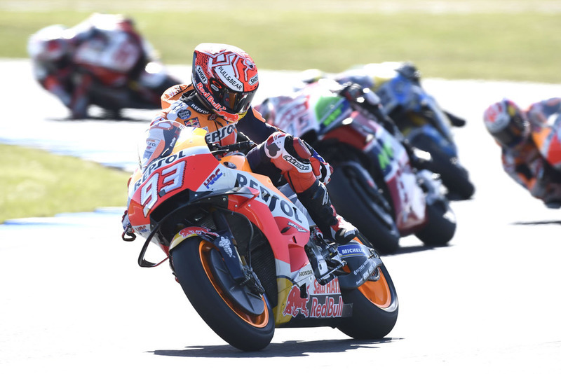 Пошкоджений в аварії мотоцикл Марка Маркеса, Repsol Honda Team