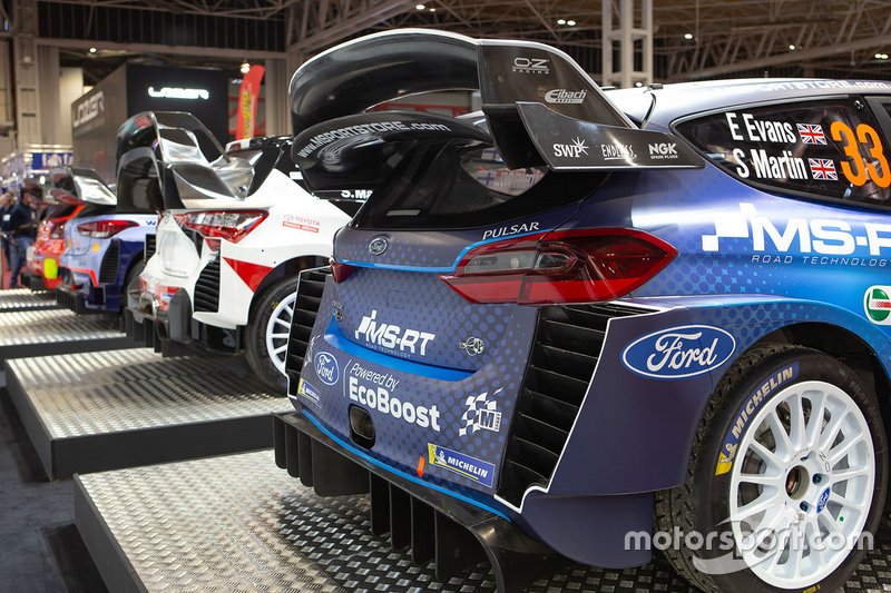La Ford Fiesta WRC M-Sport di Elfyn Evans e Scott Martin