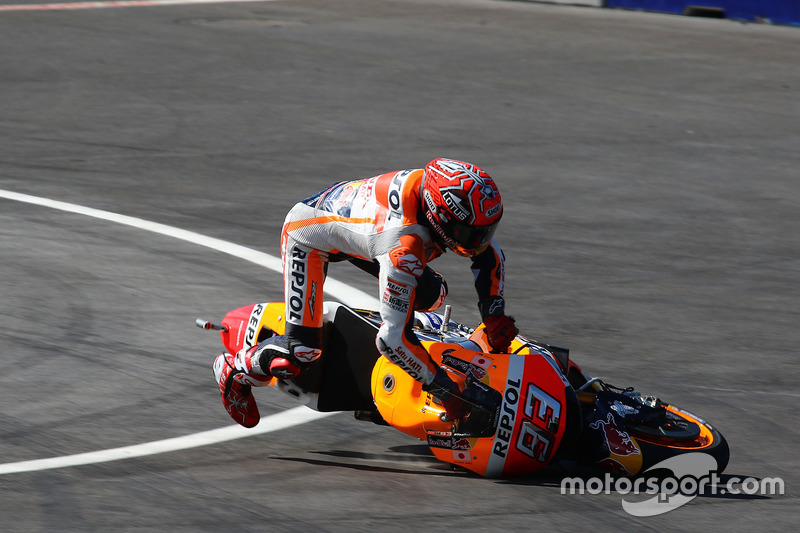 Marc Marquez, Repsol Honda Team, accidente