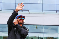 Lewis Hamilton, Mercedes AMG F1 lors de la parade des pilotes