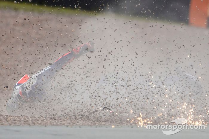 Jorge Lorenzo, Yamaha Factory Racing accidente