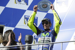 Podium: segundo, Valentino Rossi, Yamaha Factory Racing
