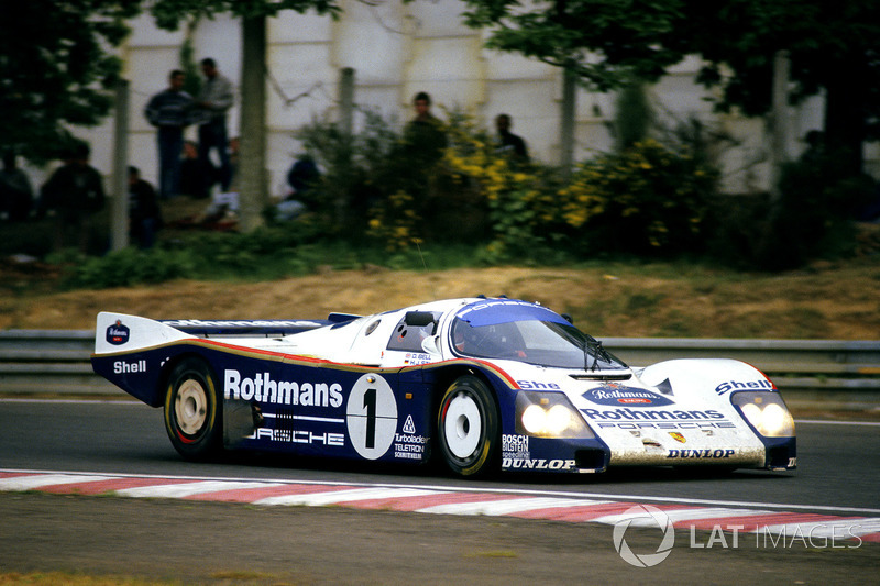 Hans-Joachim Stuck, Derek Bell, Al Holbert, Porsche 962C