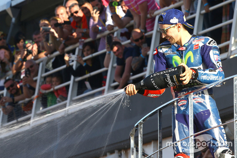 Podium: Ganador, Jorge Lorenzo, Yamaha Factory Racing