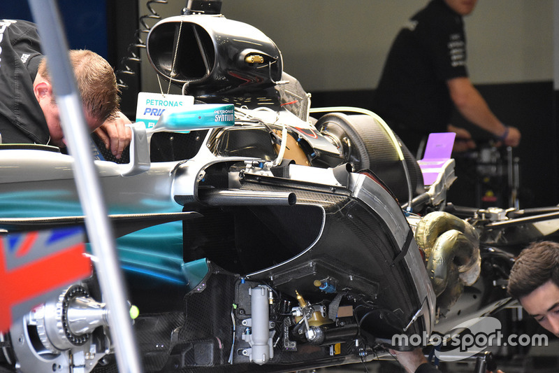Mercedes AMG F1 W08 detail