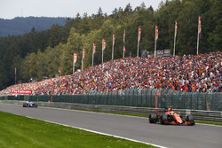 Stoffel Vandoorne, McLaren MCL32, Marcus Ericsson, Sauber C36
