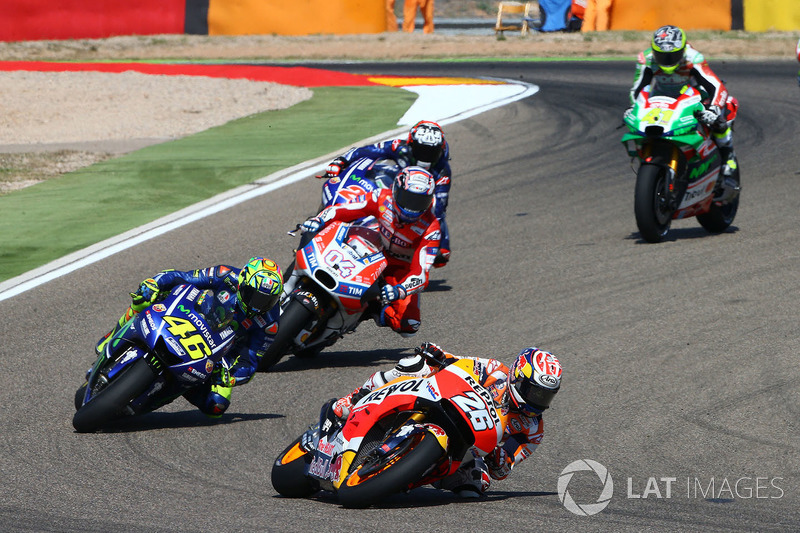 Pedrosa devance Rossi et Dovizioso