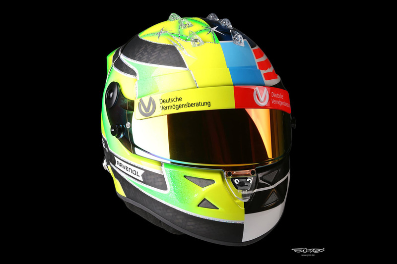 Casco de Mick Schumacher