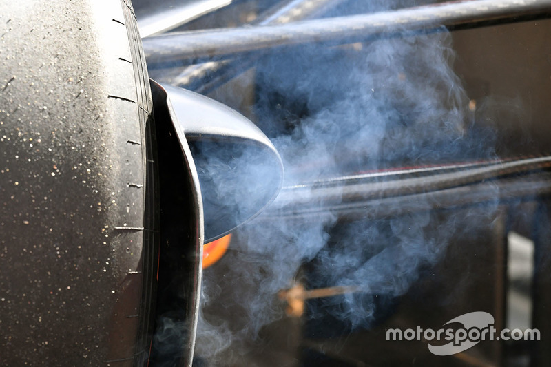 Гальма на Red Bull Racing RB13